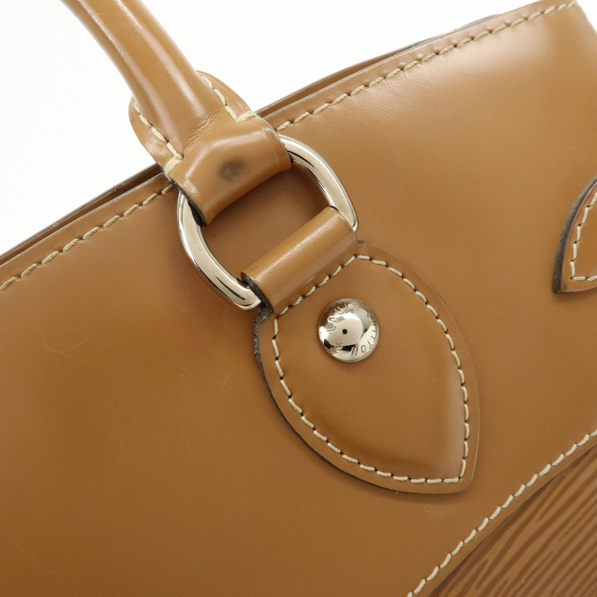 Louis Vuitton Epi Passy PM Leather Hand Bag Camel M59261