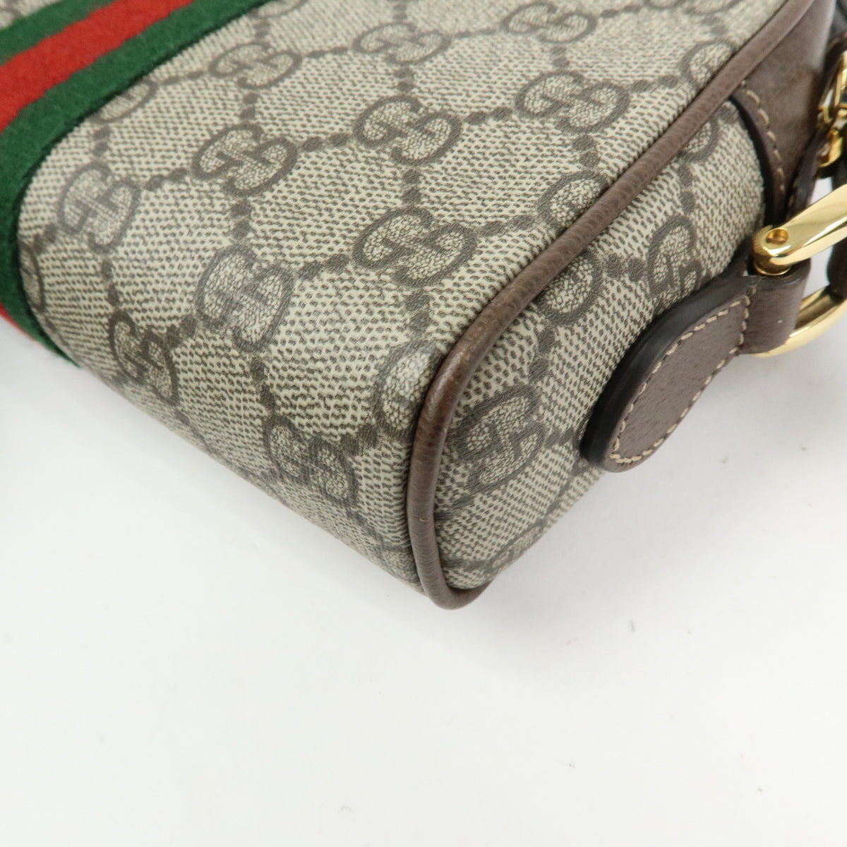 GUCCI Ophidia Sherry Double G GG Supreme Leather Shoulder Bag 517350