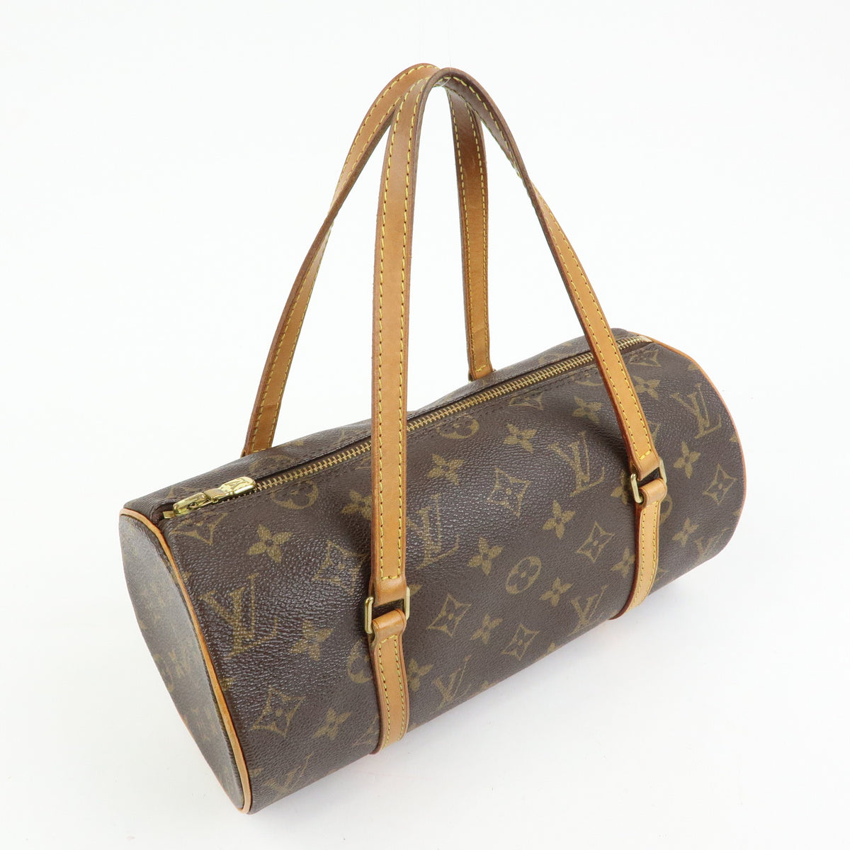 Louis Vuitton Monogram Papillon 26 Hand Bag Brown M51386
