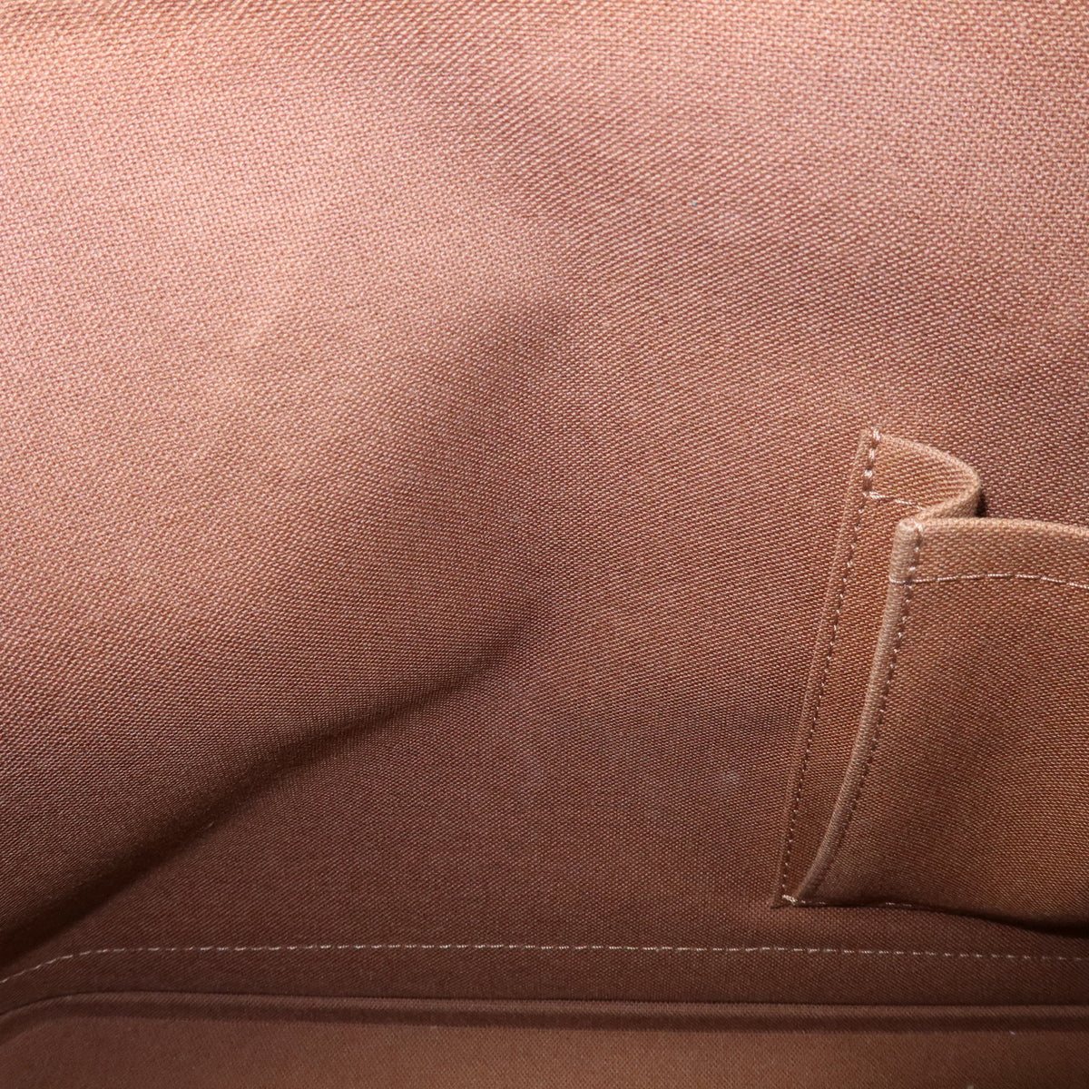 Louis Vuitton Monogram Alma Canvas Leather Hand Bag Brown M51130