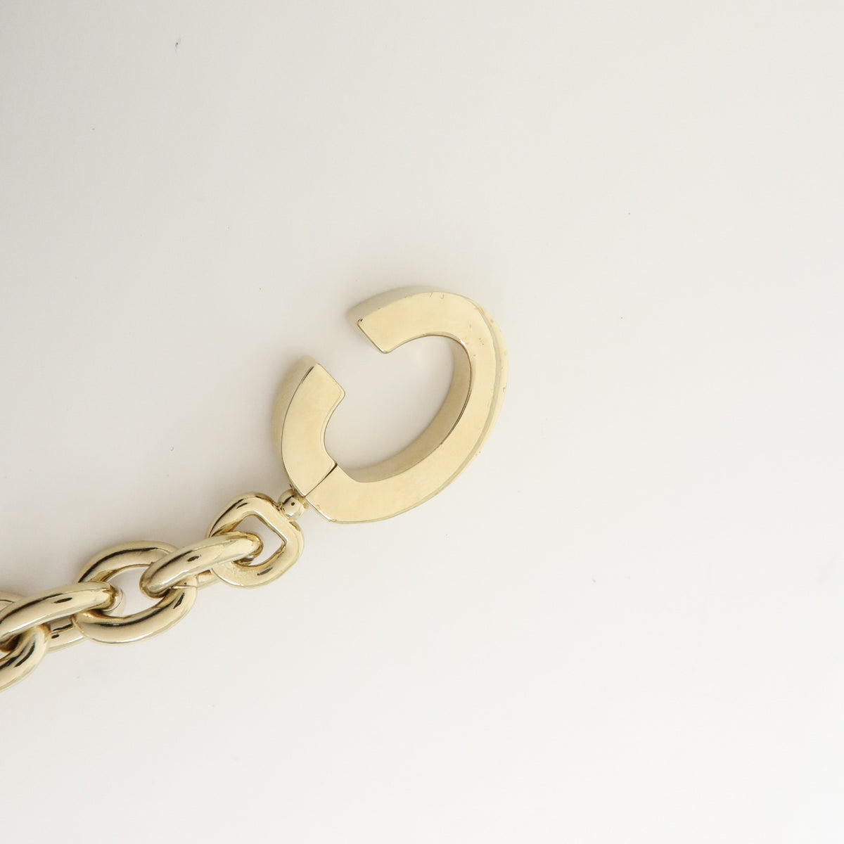 Christian Dior Montaigne Metal Bag Charm Key Holder Gold