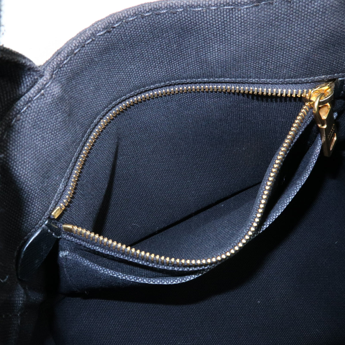 PRADA Triangle Logo Canapa Mini 2Way Bag Hand Shoulder Bag Black B2439G
