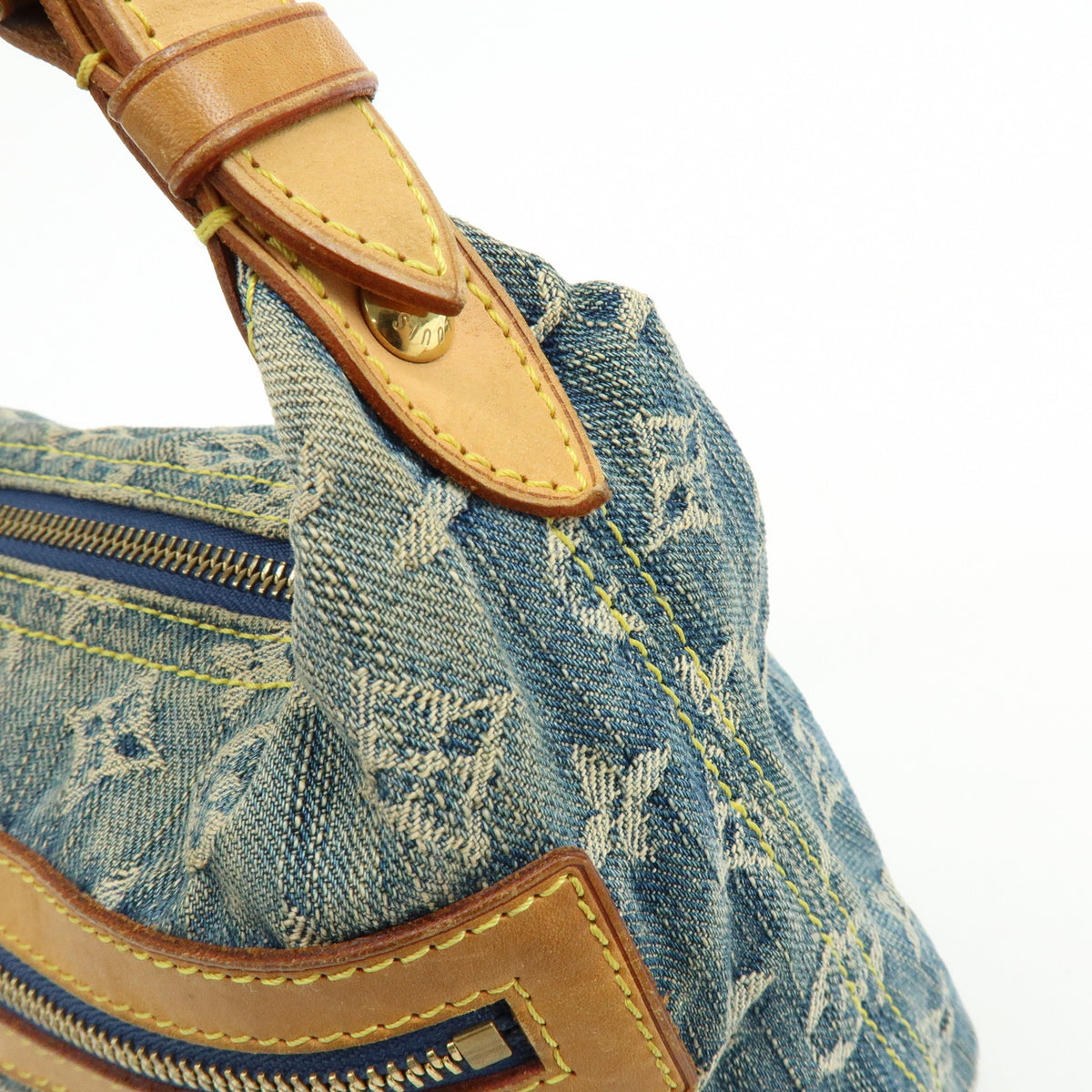 Louis Vuitton Monogram Denim Baggy PM 2Way Bag Shoulder Bag M95049