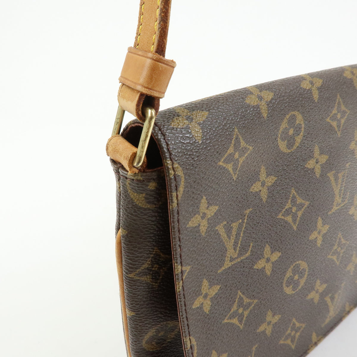Louis Vuitton Monogram Musette Tango Short Shoulder Bag Brown M51257