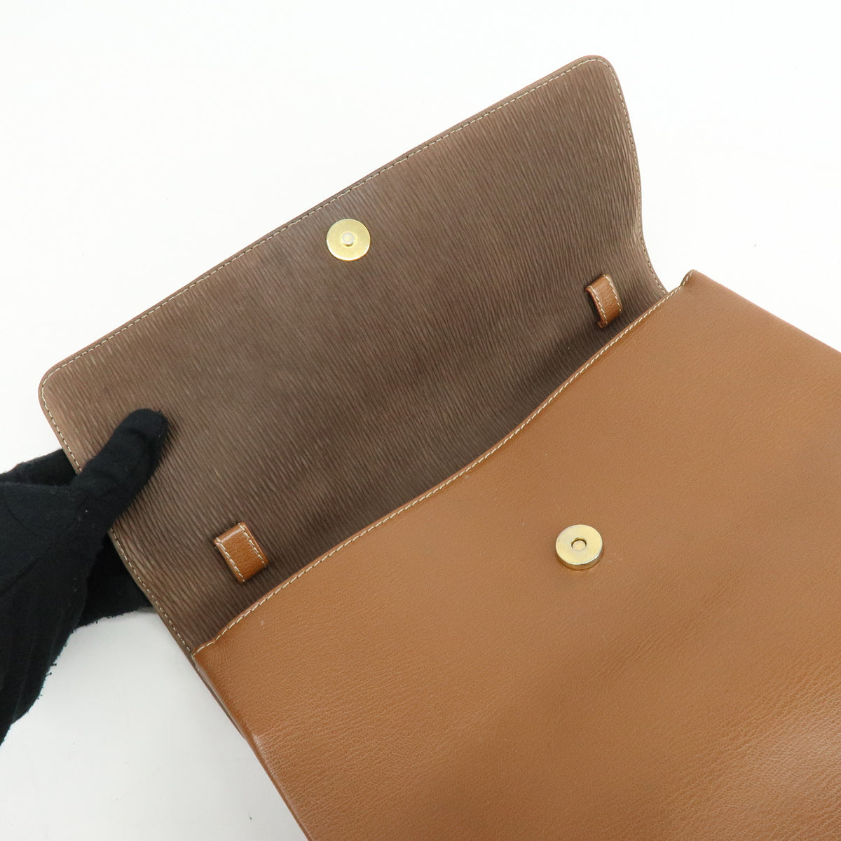LOEWE Velazquez Suede Leather 2Way Shoulder Bag Hand Bag Brown