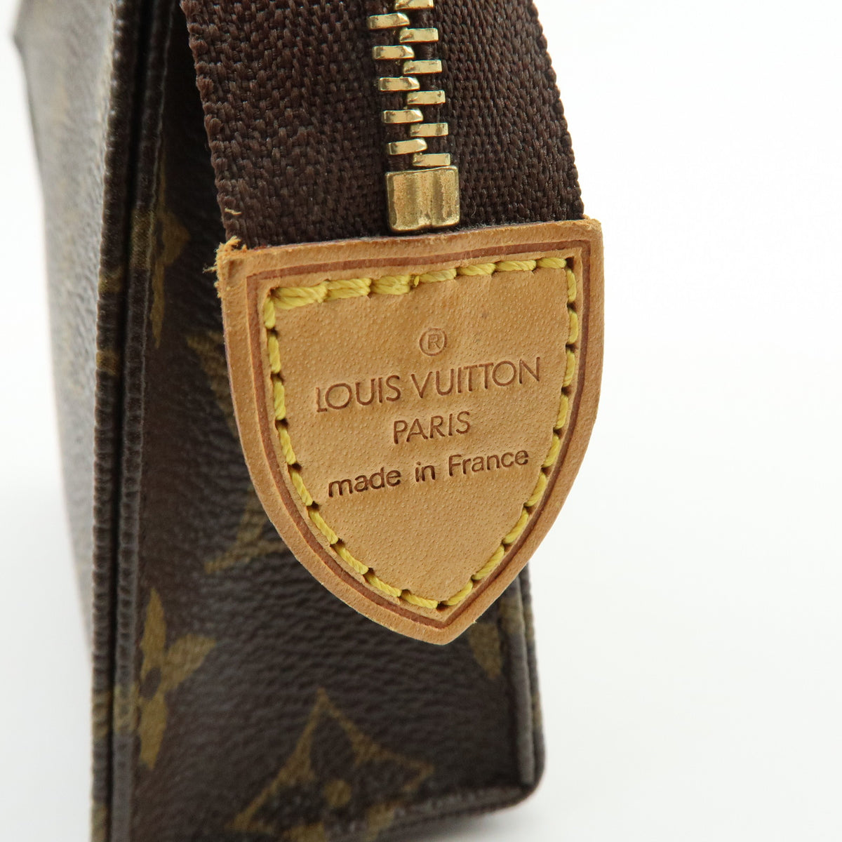 Louis Vuitton Monogram Poche Toilette 15 Cosmetic Pouch Brown M47546