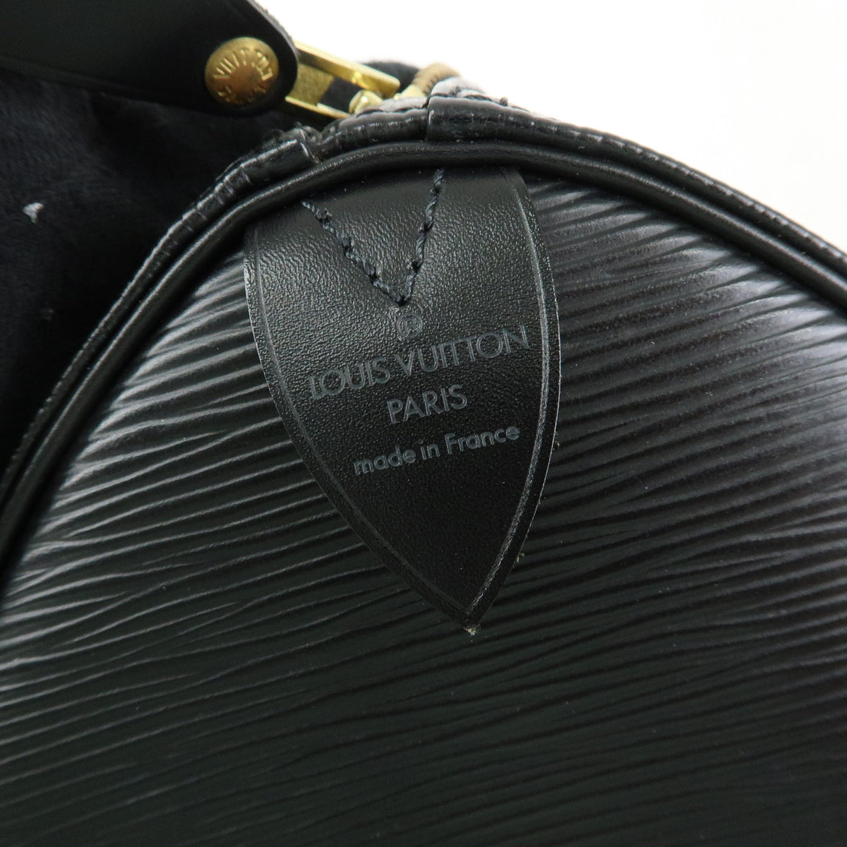Louis Vuitton Epi Speedy 25 Leather Hand Bag Boston Bag Noir M59032