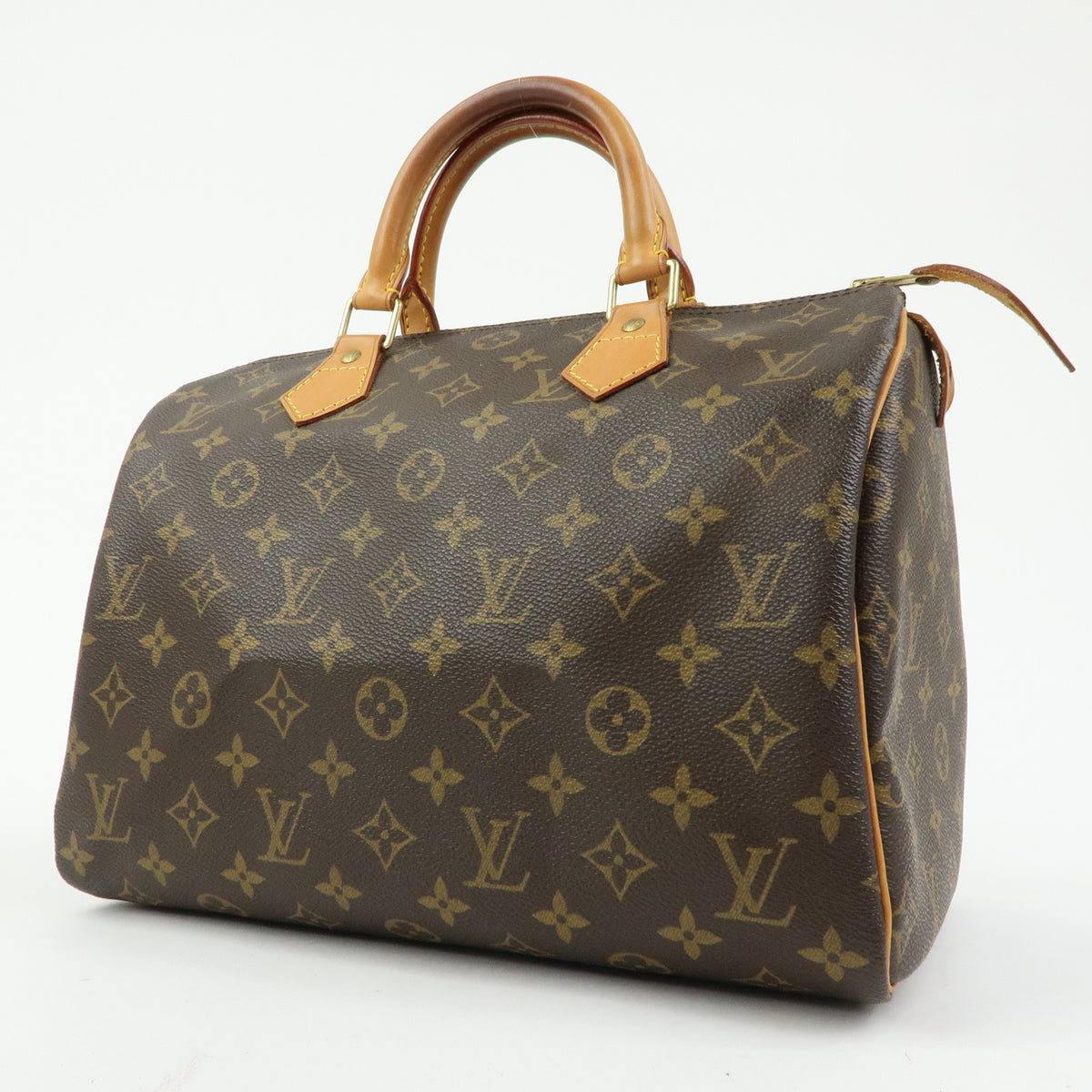 Louis Vuitton Monogram Speedy 30 Boston Bag Hand Bag Brown M41526