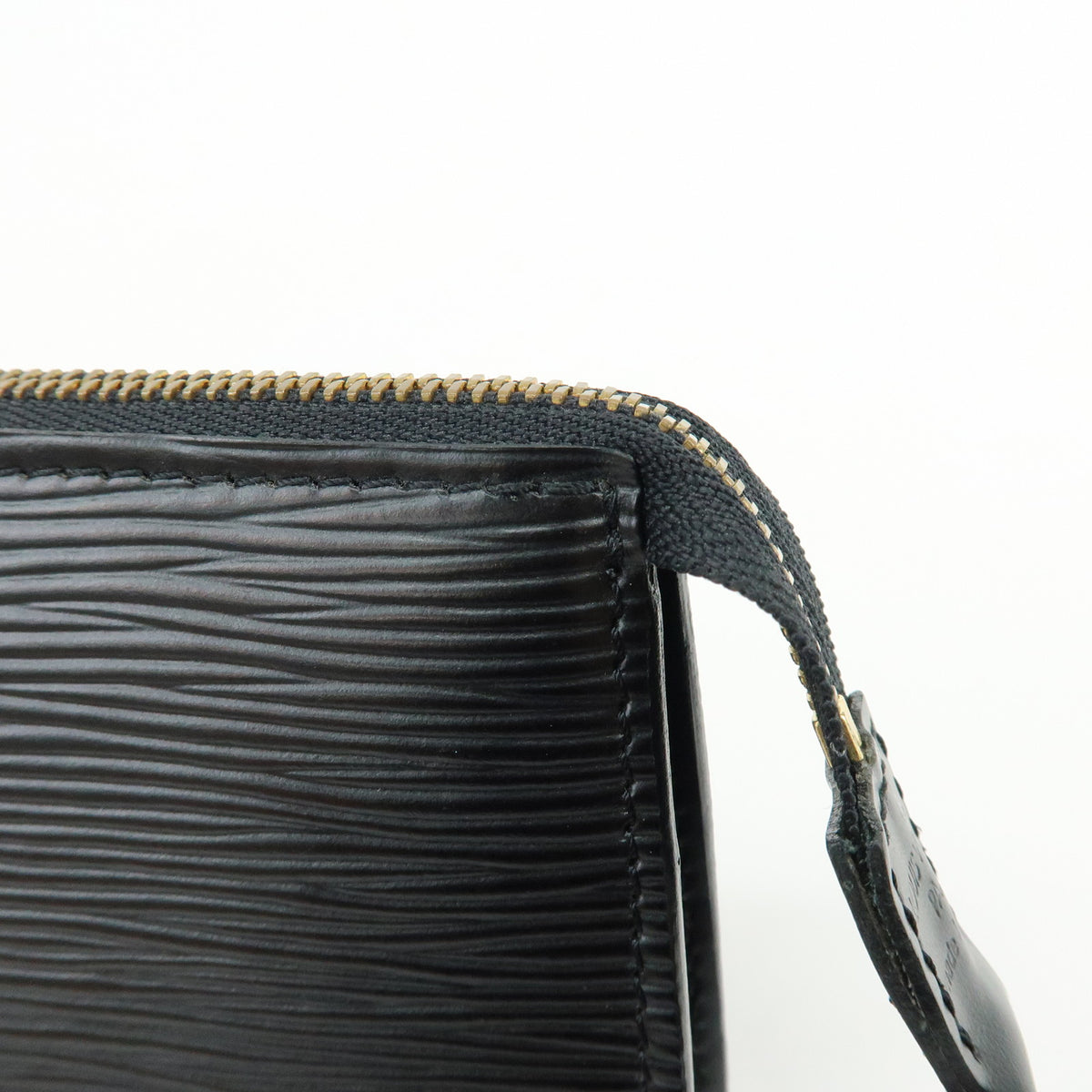 Louis Vuitton Epi Pochette Accessoires Leather Clutch Bag Noir M52942