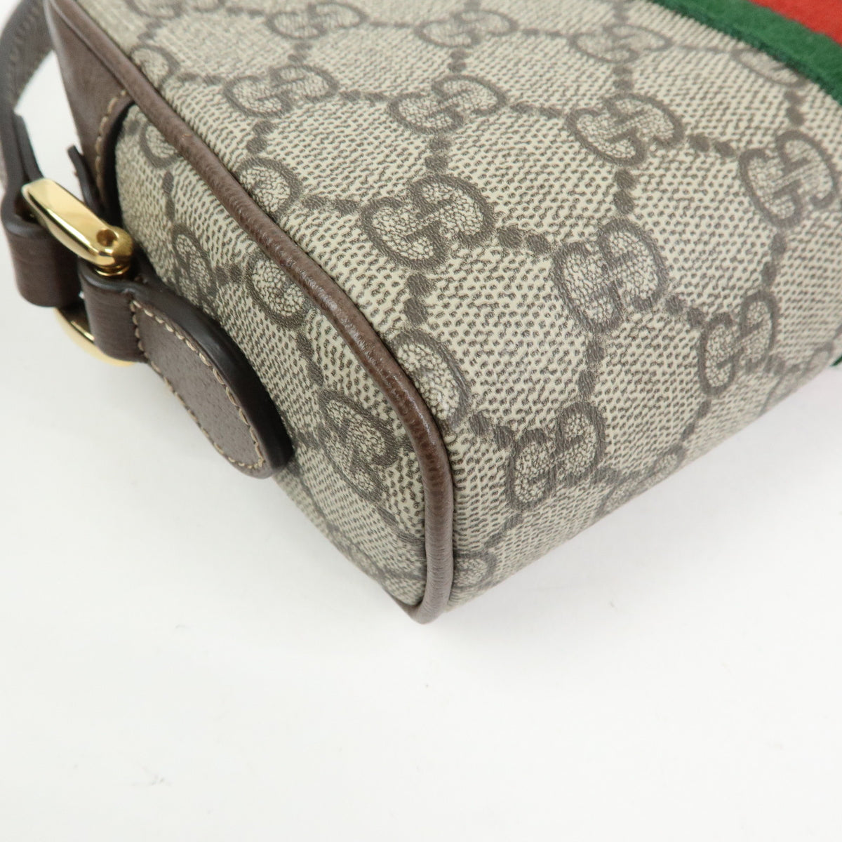 GUCCI Ophidia Sherry Double G GG Supreme Leather Shoulder Bag 517350