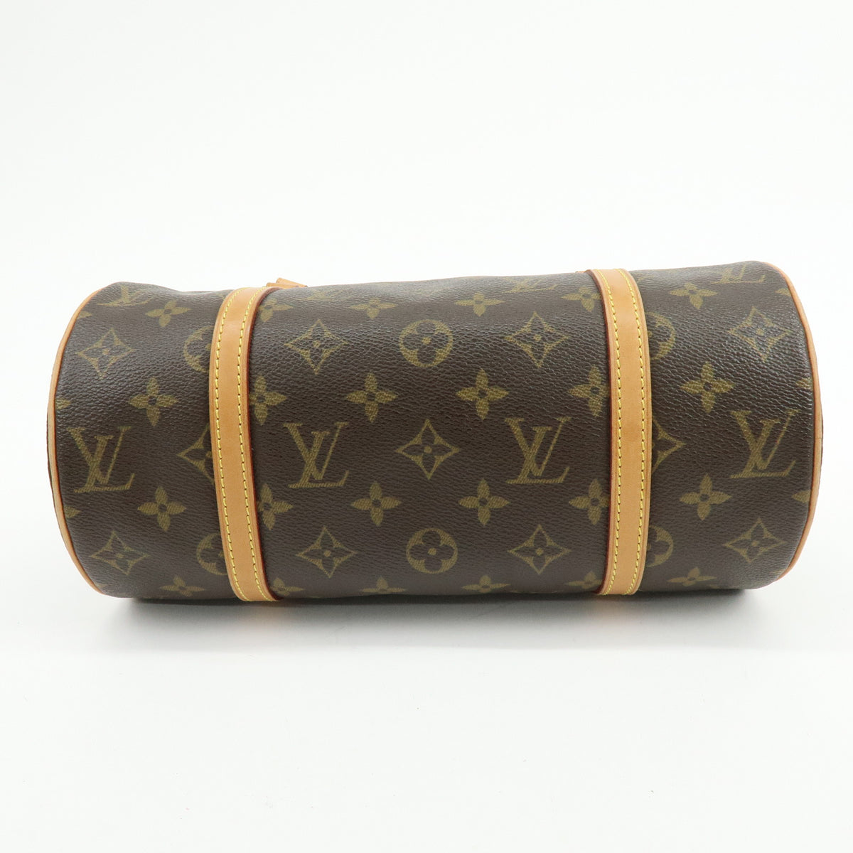 Louis Vuitton Monogram Papillon 26 Hand Bag Old Style Brown M51366