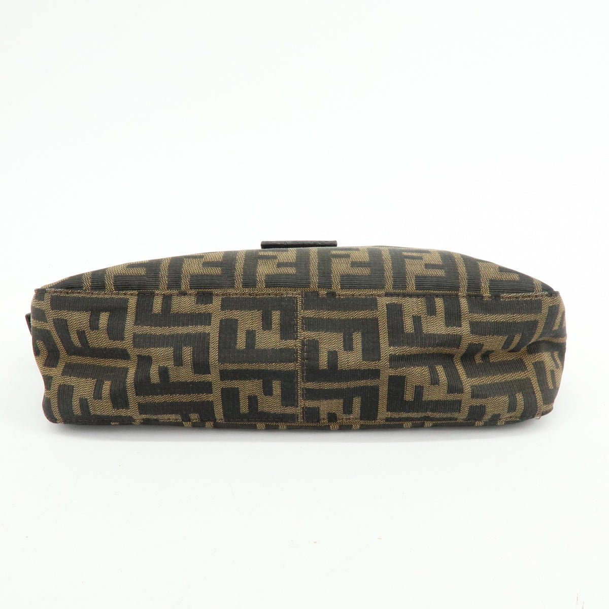 FENDI Zucca Canvas Leather Hand Bag Shoulder Bag Brown 26722