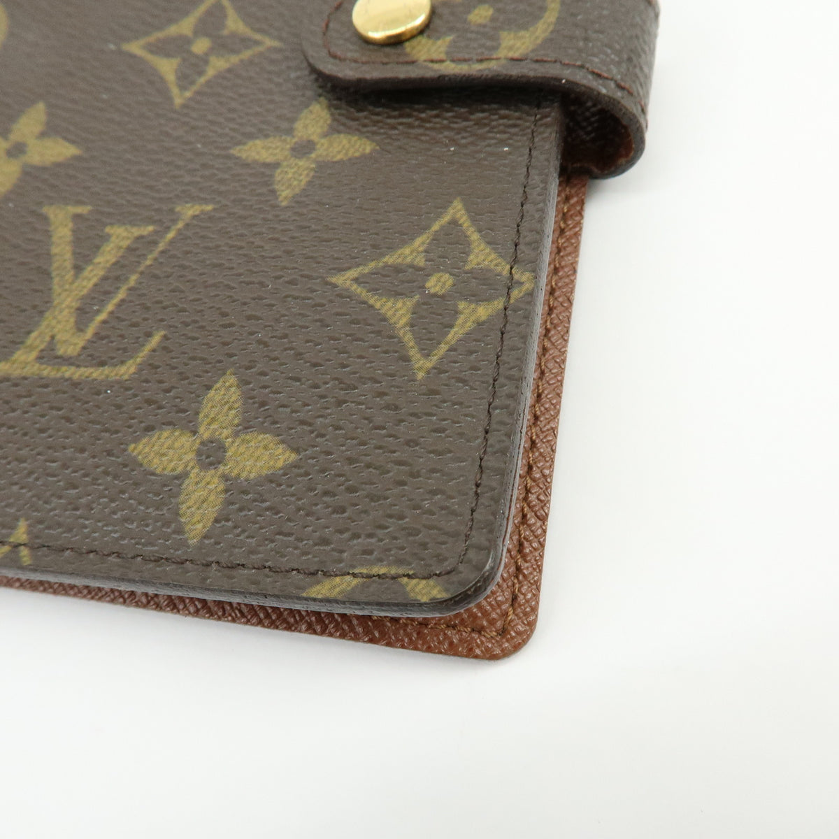 Louis Vuitton Monogram Agenda PM Planner Cover Brown R20005
