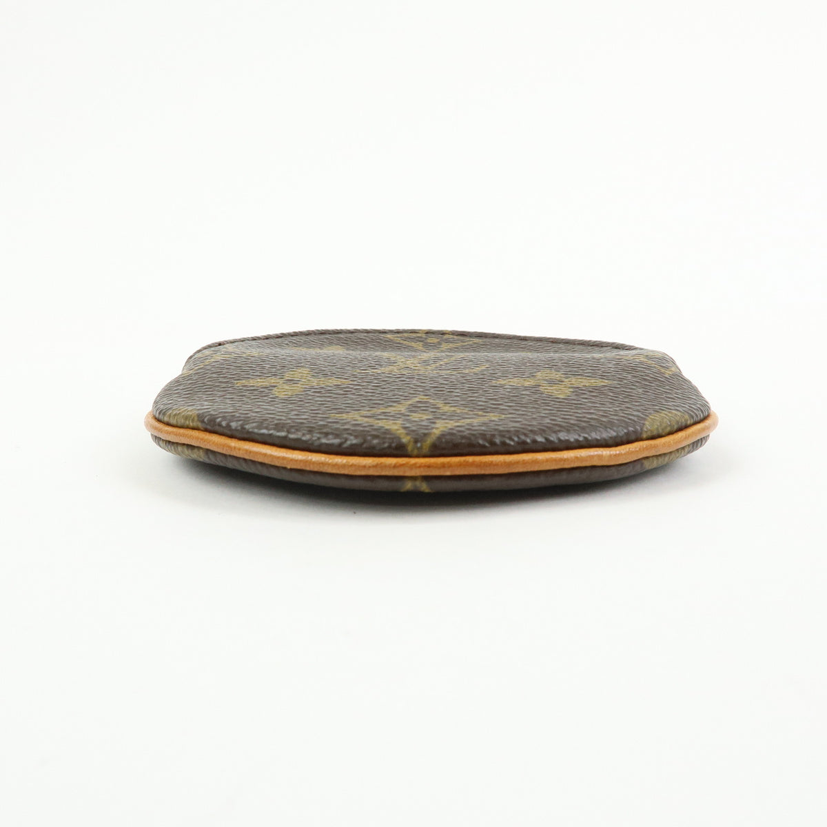 Louis Vuitton Monogram Porte Monnaie Rond Coin Case Brown M61926