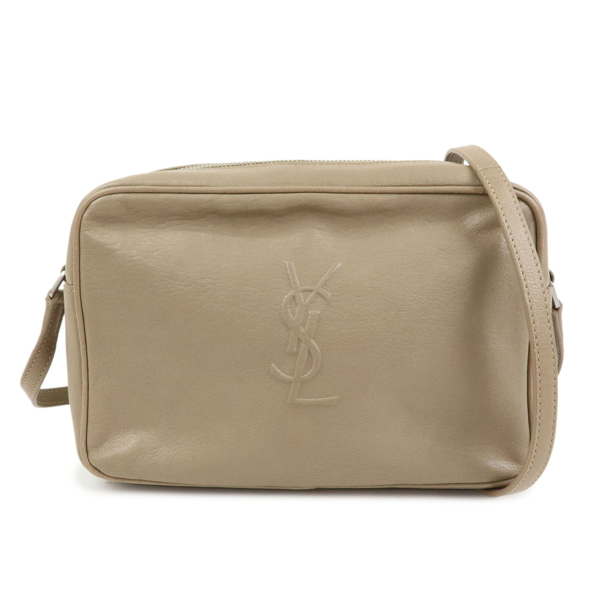 SAINT LAURENT PARIS Cassandra Leather Lou Camera Bag Small FLY520533