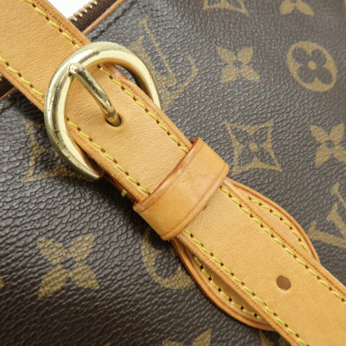 Louis Vuitton Monogram Popincourt Haut Shoulder Bag Brown M40007