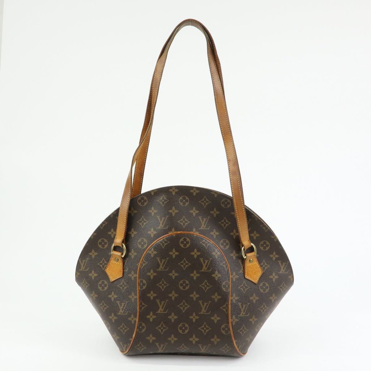 Louis Vuitton Monogram Elipse Shopping Shoulder Bag Brown M51128