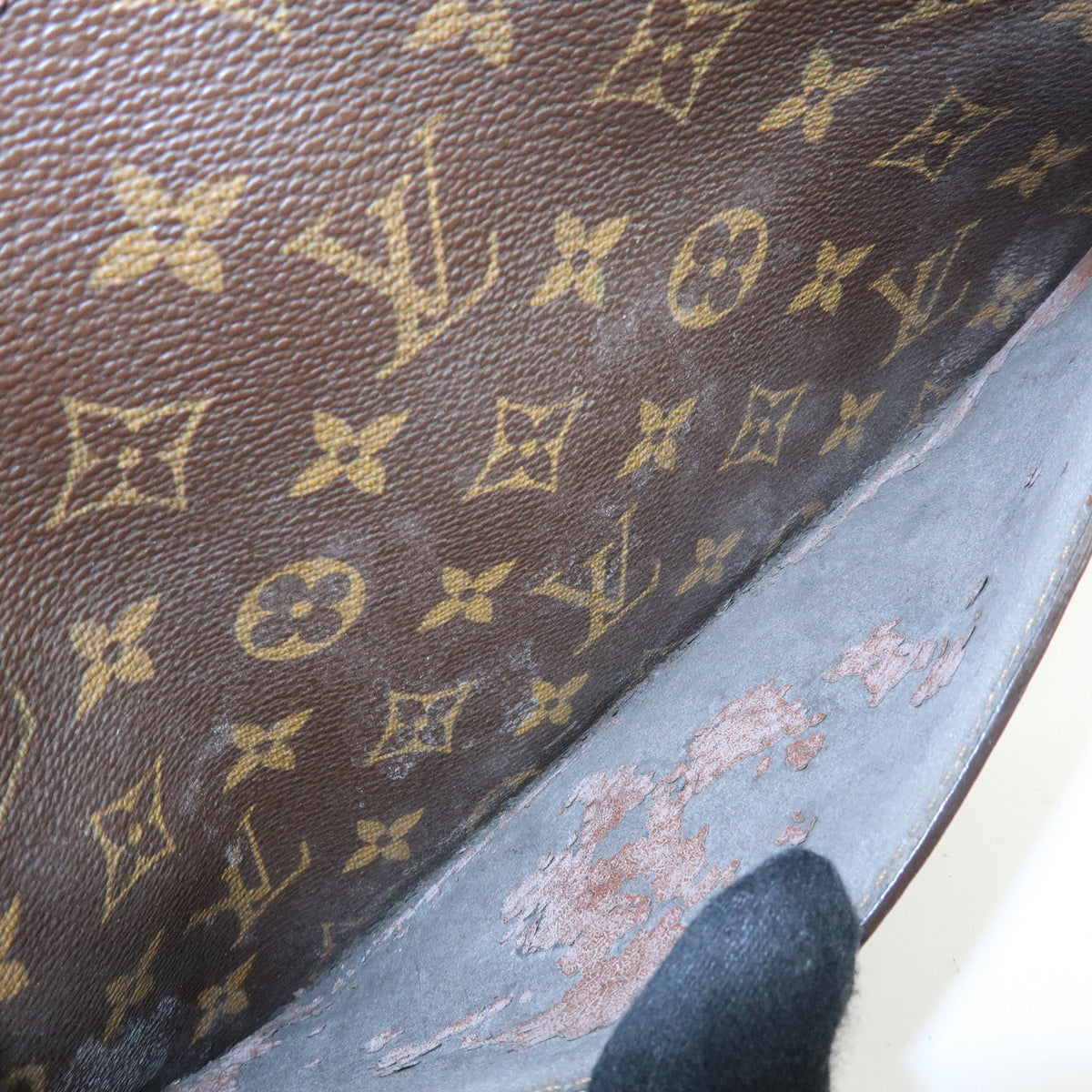 Louis Vuitton Monogram Pochette Homme Clutch Bag Brown M51795