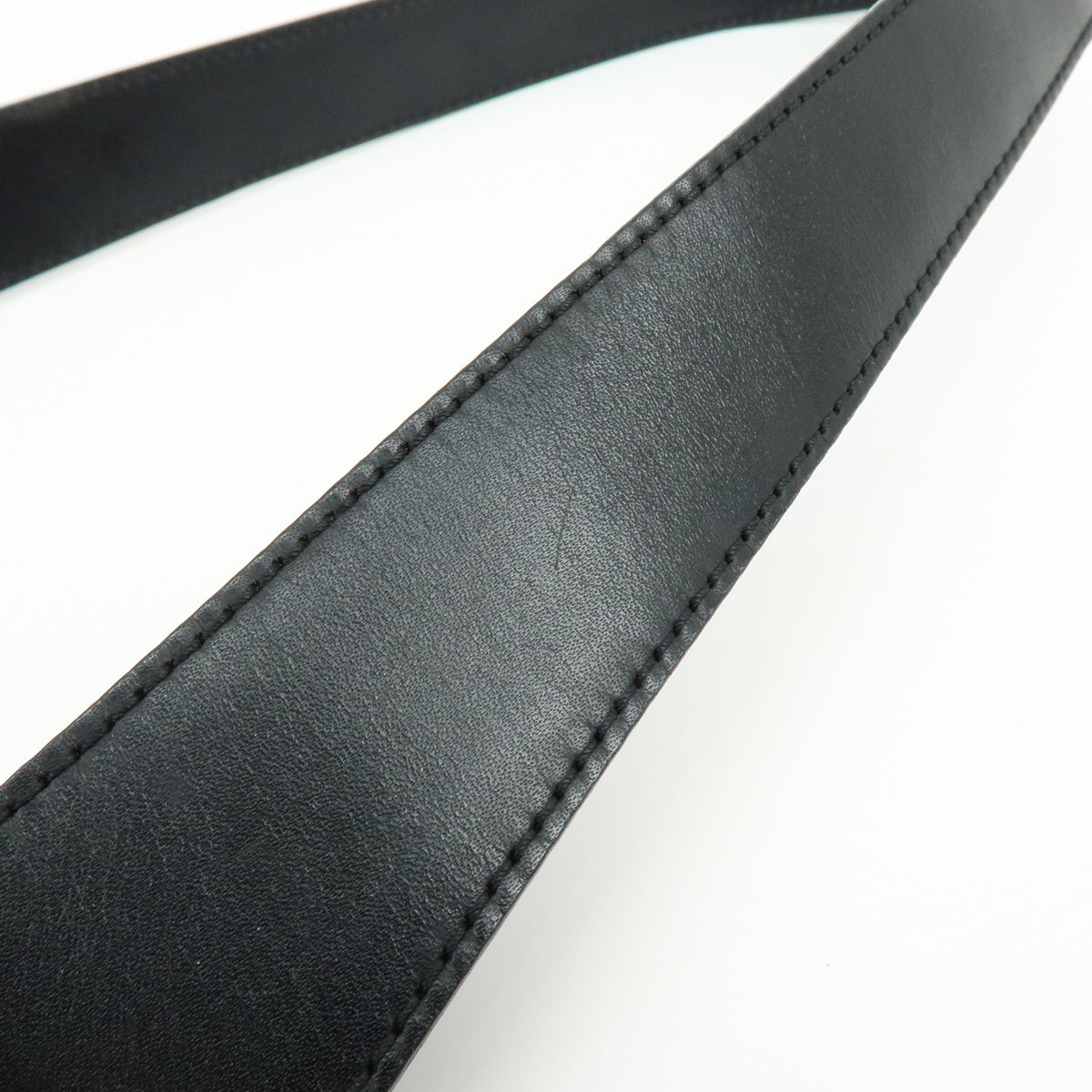 CELINE Macadam PVC Leather Shoulder Bag Crossbody Bag Black Brown