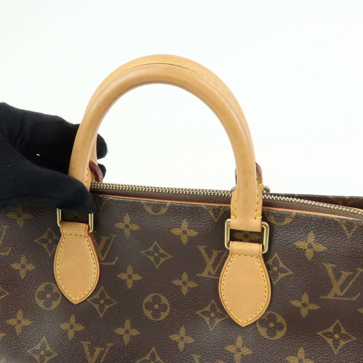 Louis Vuitton Monogram Popincourt Hand Bag Brown M40009