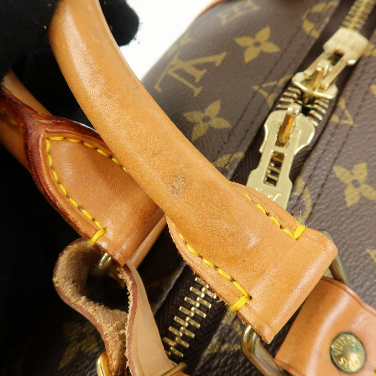 Louis Vuitton Monogram Keep All 55 Boston Bag Brown M41424
