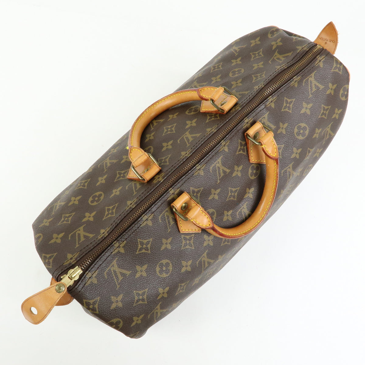 Louis Vuitton Monogram Speedy 40 Hand Bag Boston Bag Brown M41522