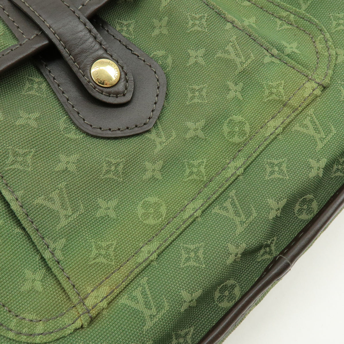 Louis Vuitton Monogram Mini Buzzas Marie Kate Shoulder Bag Khaki M92322