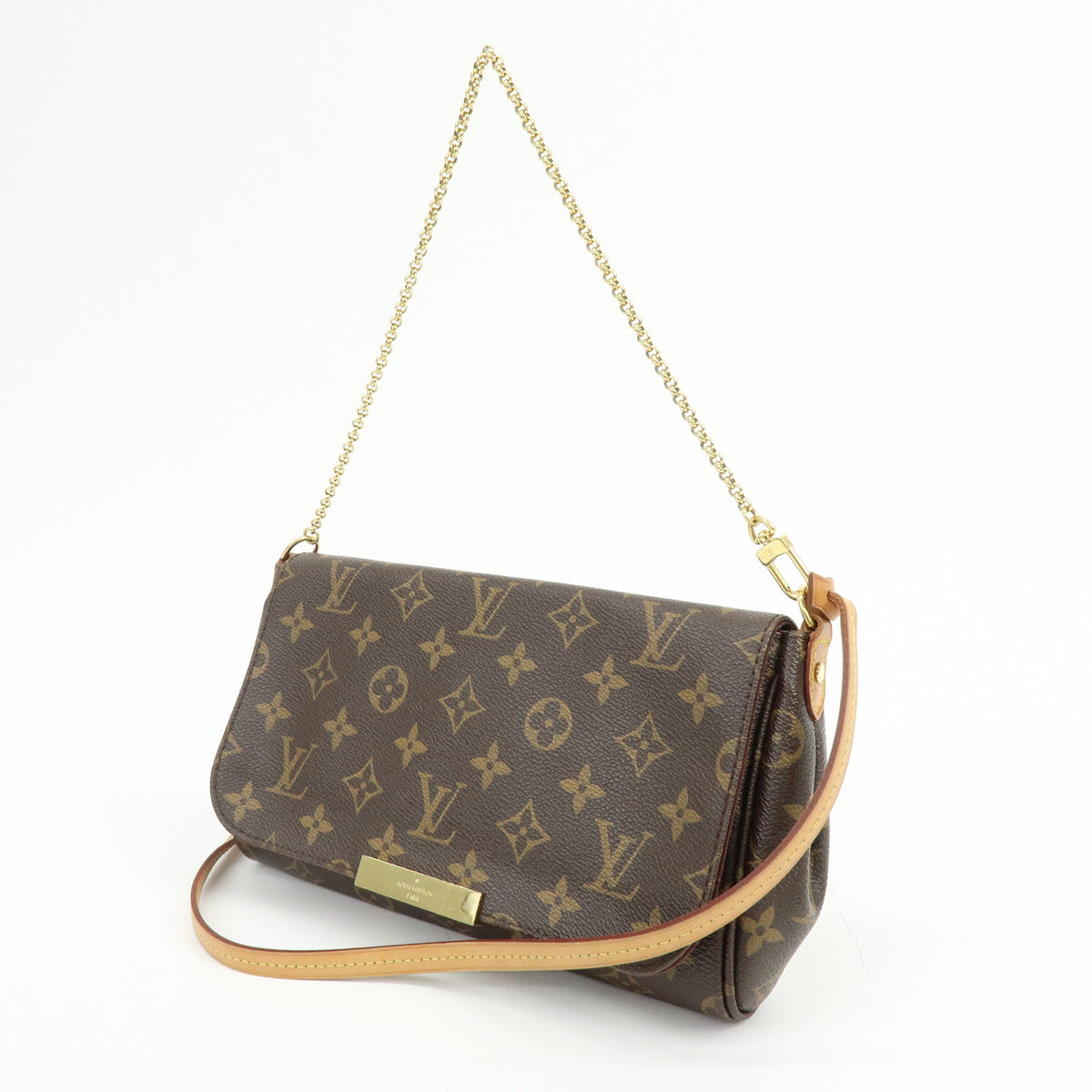 Louis Vuitton Monogram Favorite MM 2Way Bag Shoulder Bag Brown M40718