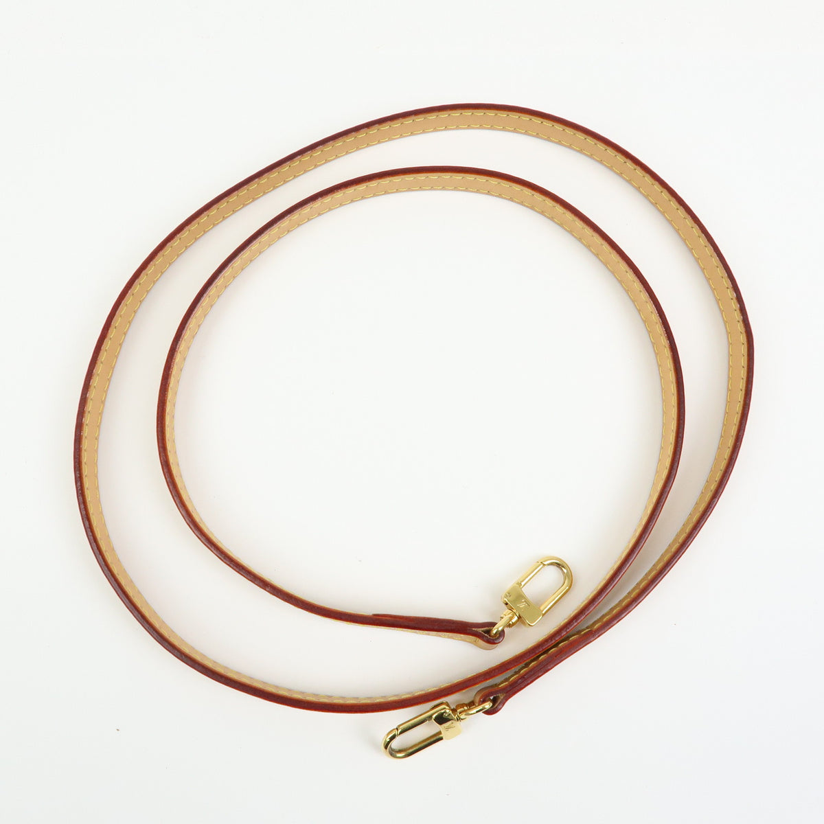 Louis Vuitton Nume Leather Shoulder Strap 120cm Natural J00145