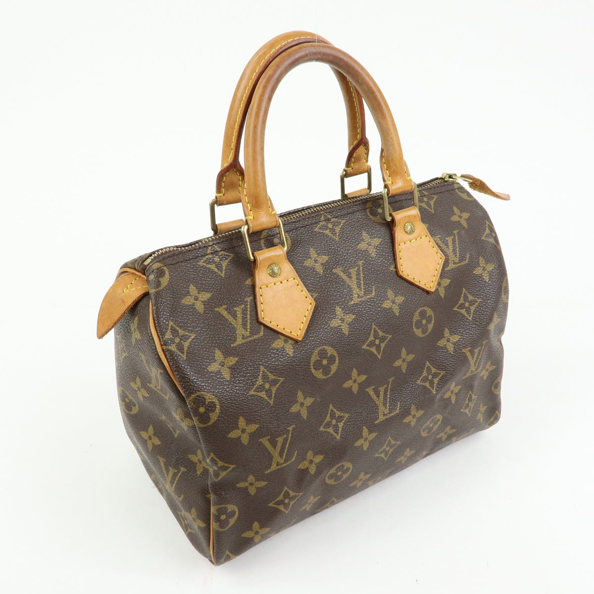 Louis Vuitton Monogram Speedy 25 Boston Bag Hand Bag Brown M41528