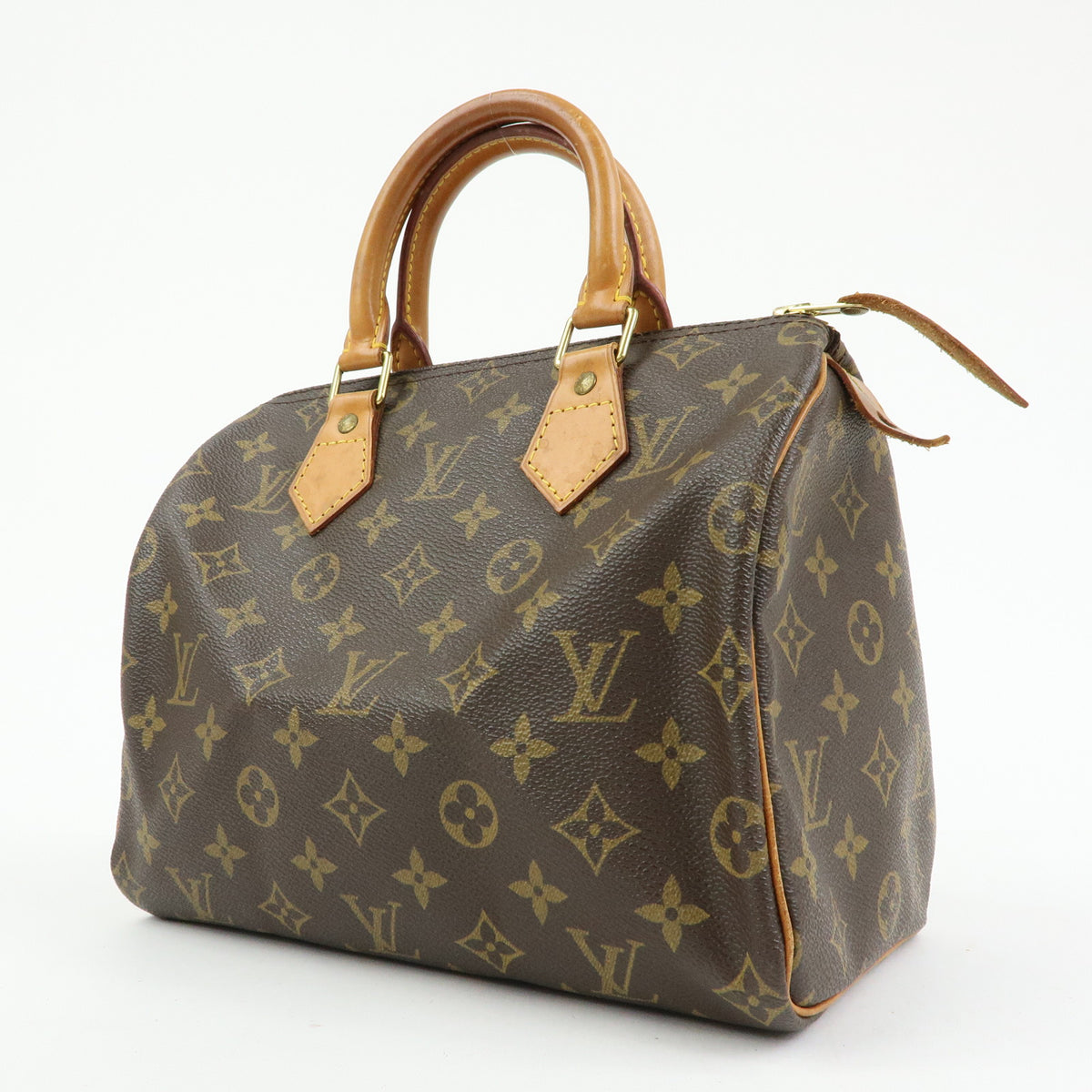 Louis Vuitton Monogram Speedy 25 Boston Bag Hand Bag Brown M41528