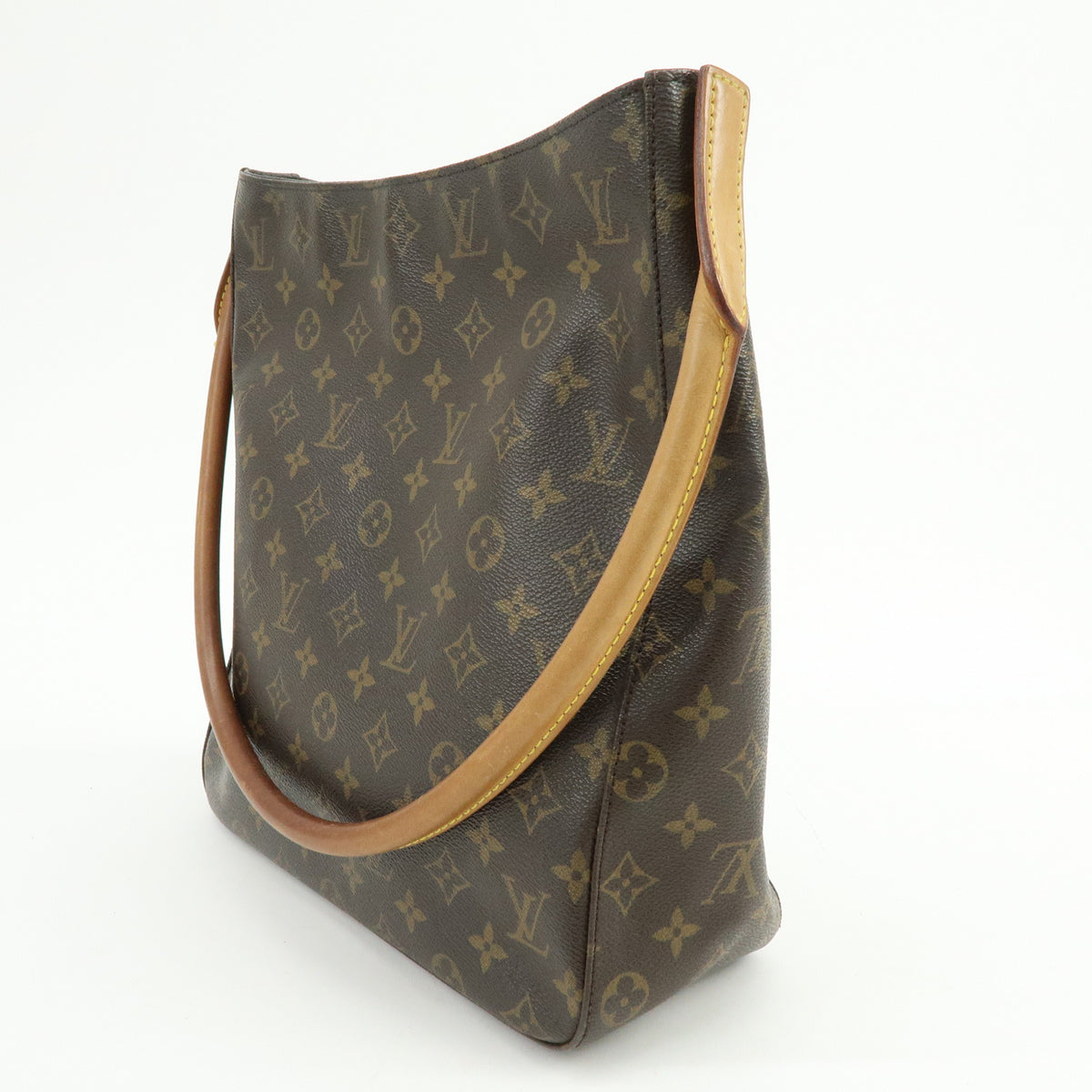 Louis Vuitton Monogram Looping GM Shoulder Bag Brown M51145