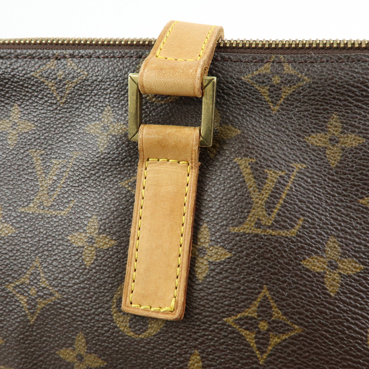 Louis Vuitton Monogram Cabas Mezzo Tote Bag Shoulder Bag Brown M51151