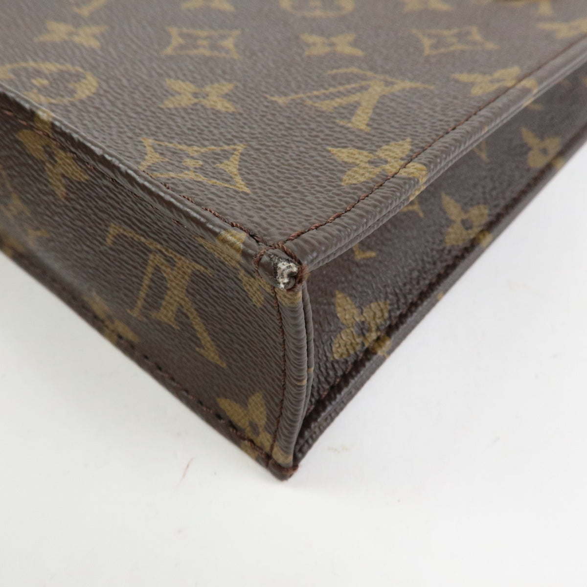 Louis Vuitton Monogram Petit Sac Plat 2Way Hand Shoulder Bag M69442