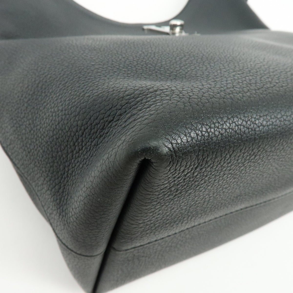 Louis Vuitton Lockme Hobo Leather Shoulder Bag Hand Bag Noir M52776