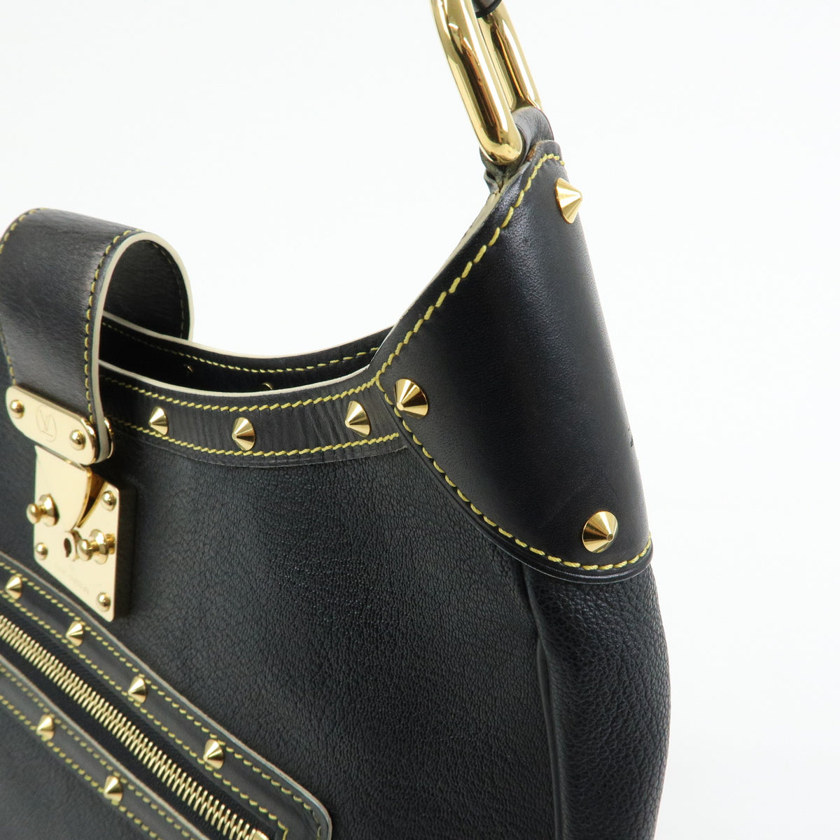 Louis Vuitton Suhali L'Affriolant Leather Shoulder Bag Noir M92851
