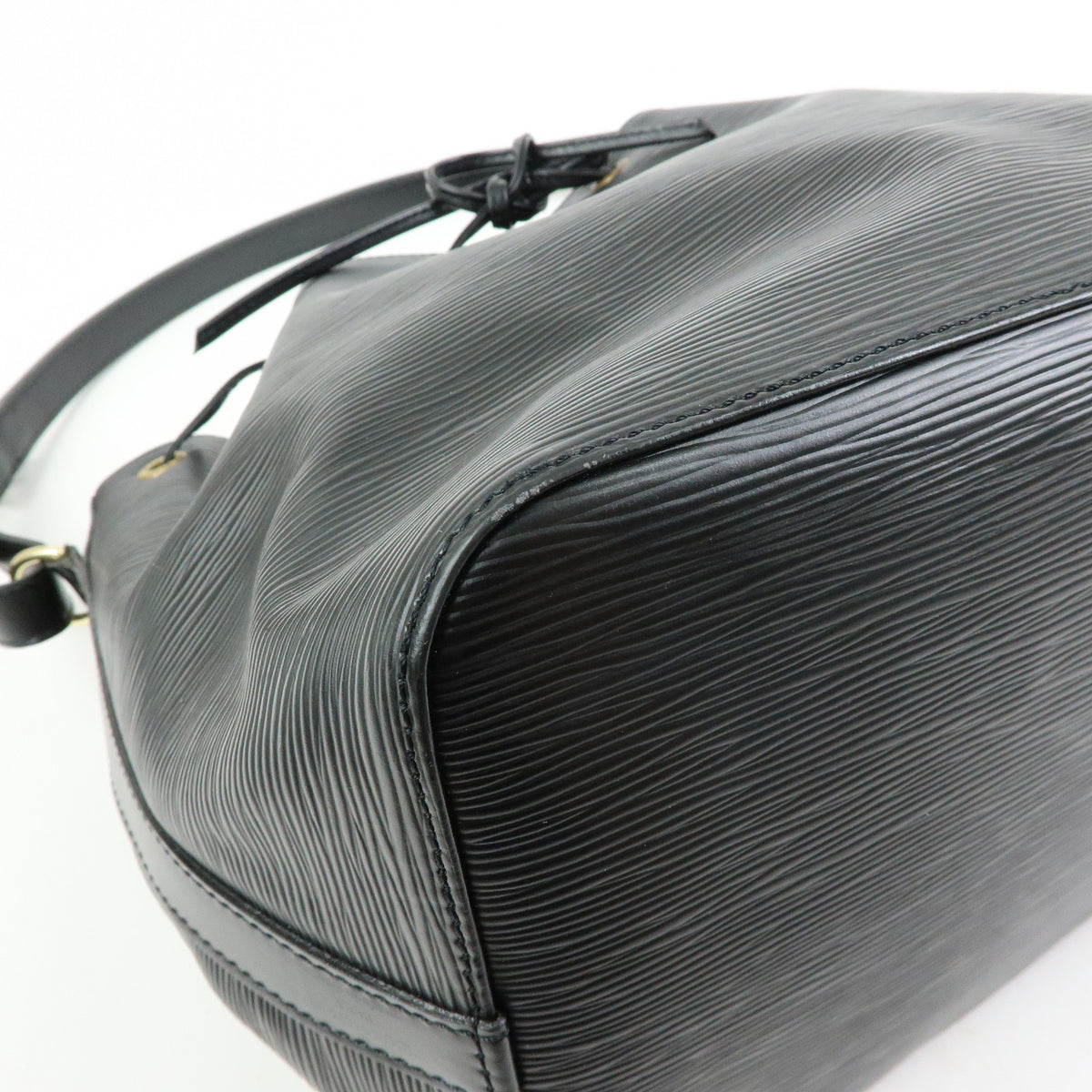 Louis Vuitton Epi Petit Noe Leather Shoulder Bag Noir Black M59012