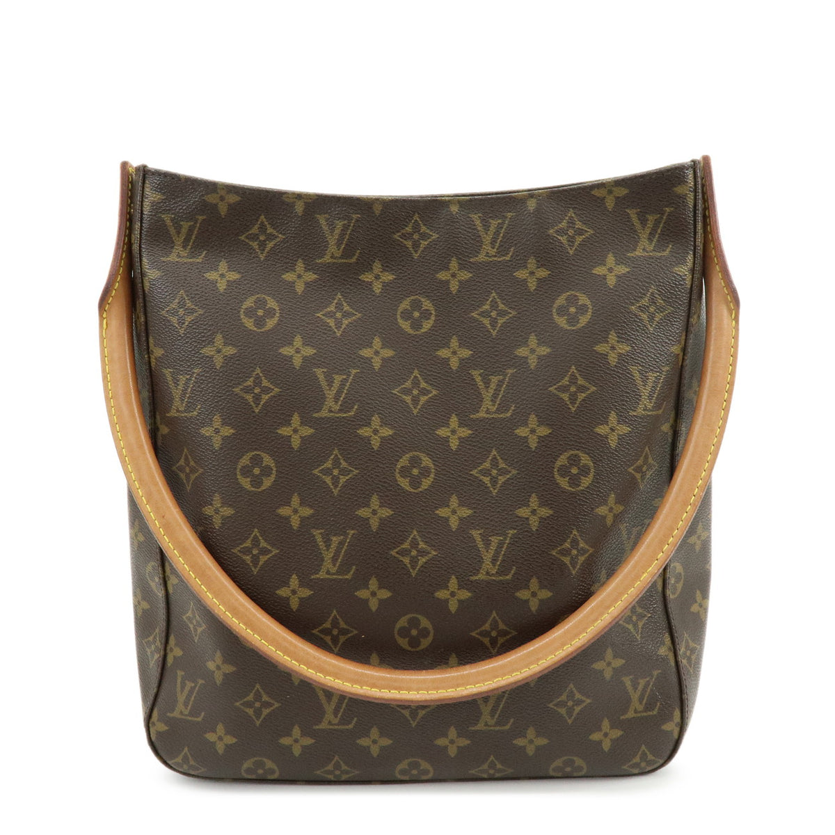 Louis Vuitton Monogram Looping GM Leather Shoulder Bag Brown M51145