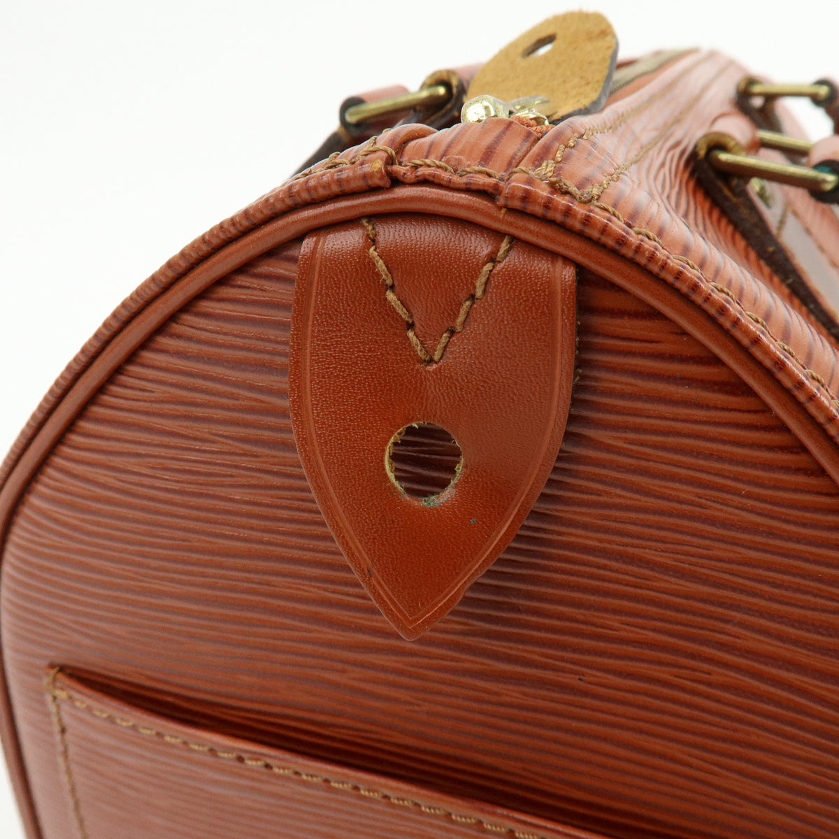 Louis Vuitton Epi Speedy 25 Leather Hand Boston Bag Kenya Brown M43013