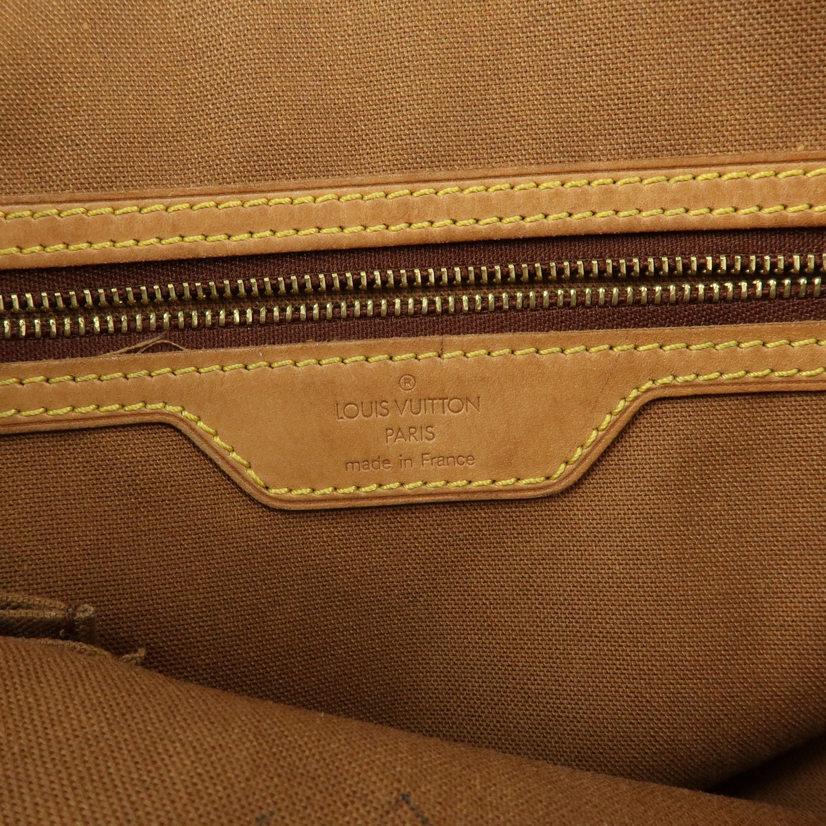 Louis Vuitton Monogram Cabas Mezzo Tote Bag Shoulder Bag Brown M51151