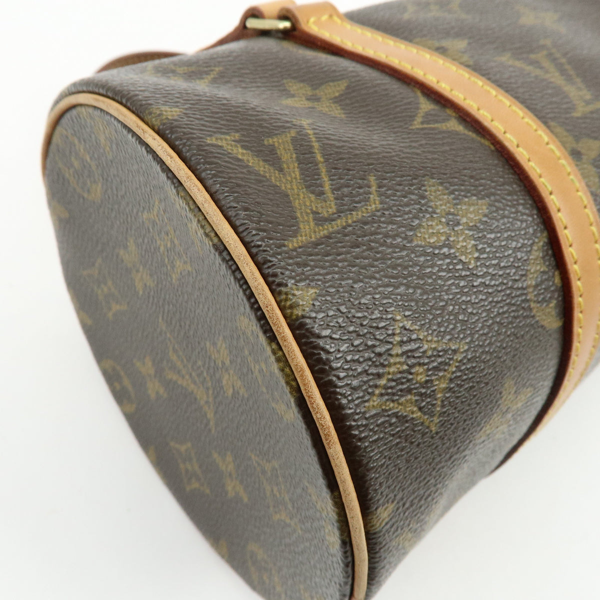 Louis Vuitton Monogram Papillon 26 Hand Bag Old Style Brown M51366