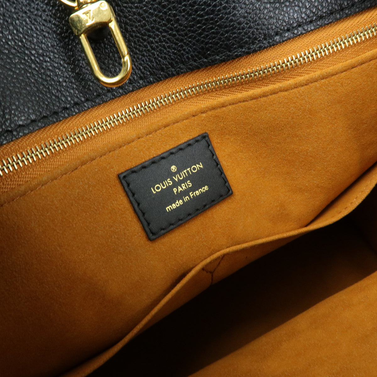 Louis Vuitton Monogram Empreinte On The Go MM 2Way Tote Bag Noir M45595