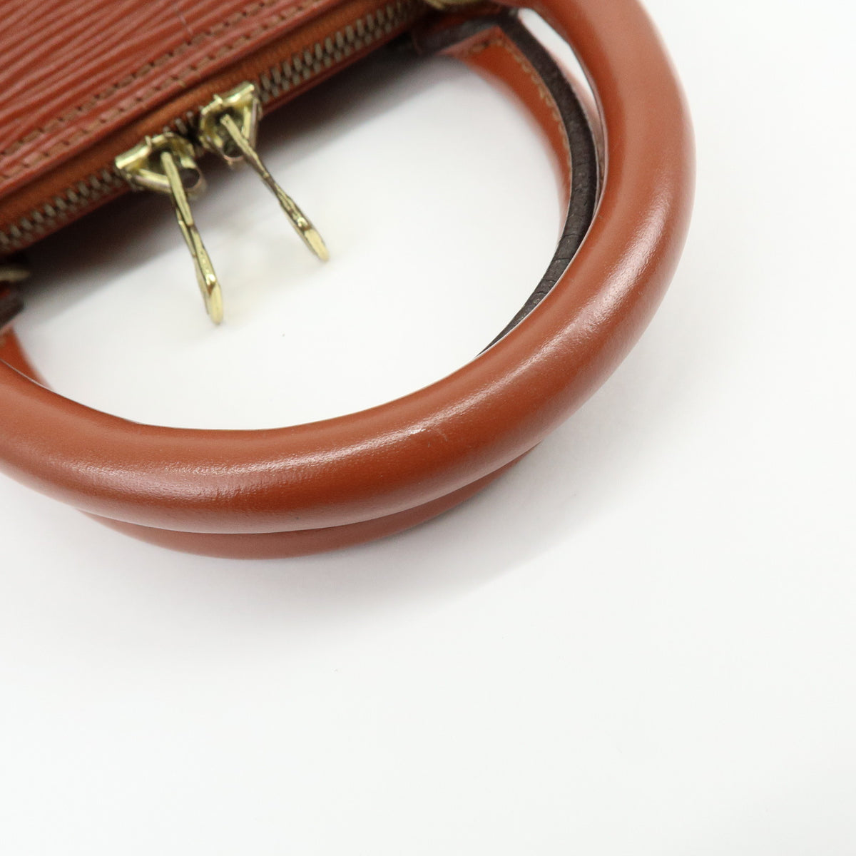 Louis Vuitton Epi Alma PM Leather Hand Bag Kenya Brown M52143