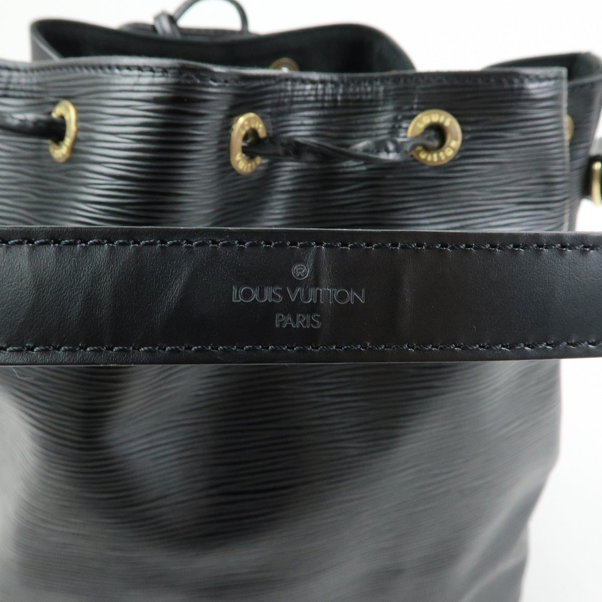Louis Vuitton Epi Petit Noe Leather Shoulder Bag Noir Black M59012