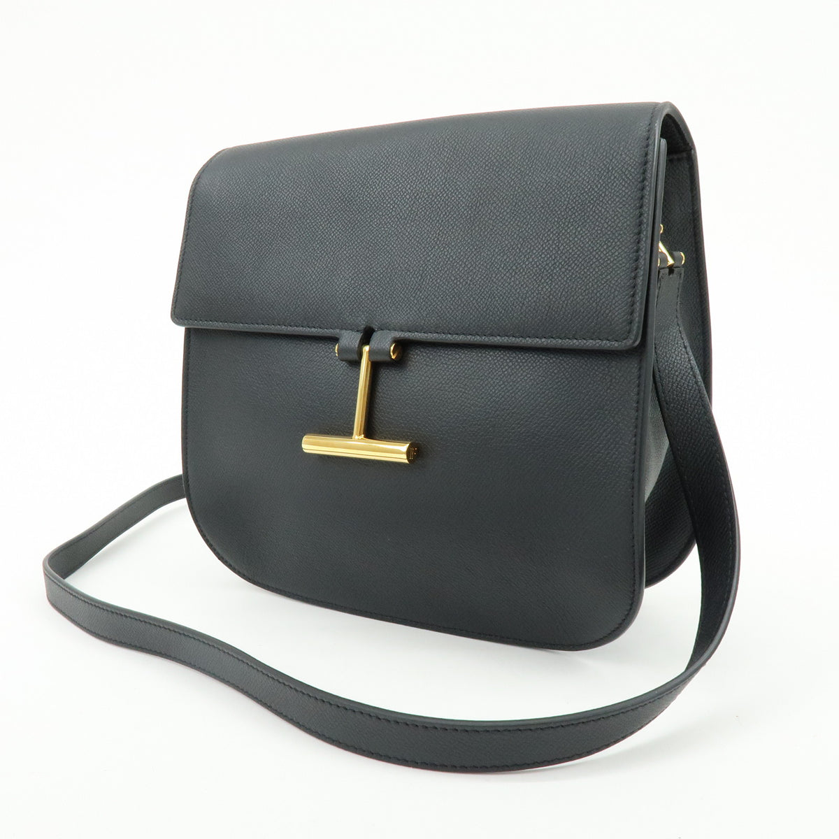TOM FORD Tara Leather Shoulder Bag Crossbody Bag Black