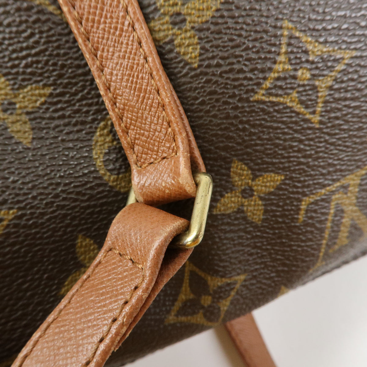 Louis Vuitton Monogram Papillon 30 Hand Bag Brown M51365