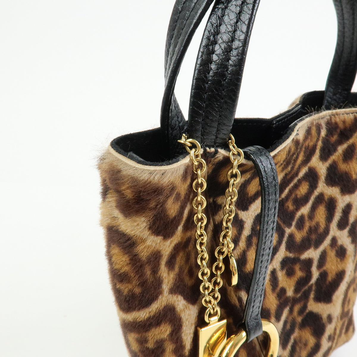 Chloe See By Chloe Unborn Calf Spin Small Leopard Pattern 2Way Bag