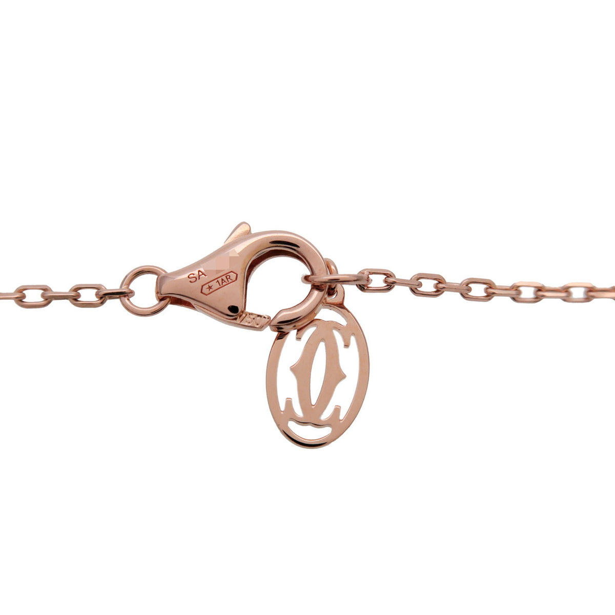 Cartier Juste un Clou 14P Diamond Necklace K18 750PG Rose Gold