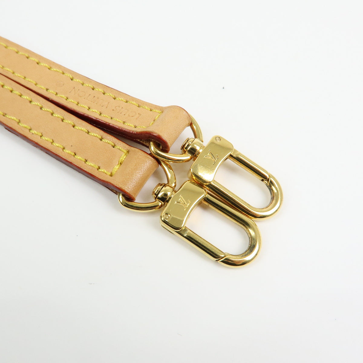Louis Vuitton Nume Leather Shoulder Strap 120cm Natural J00145