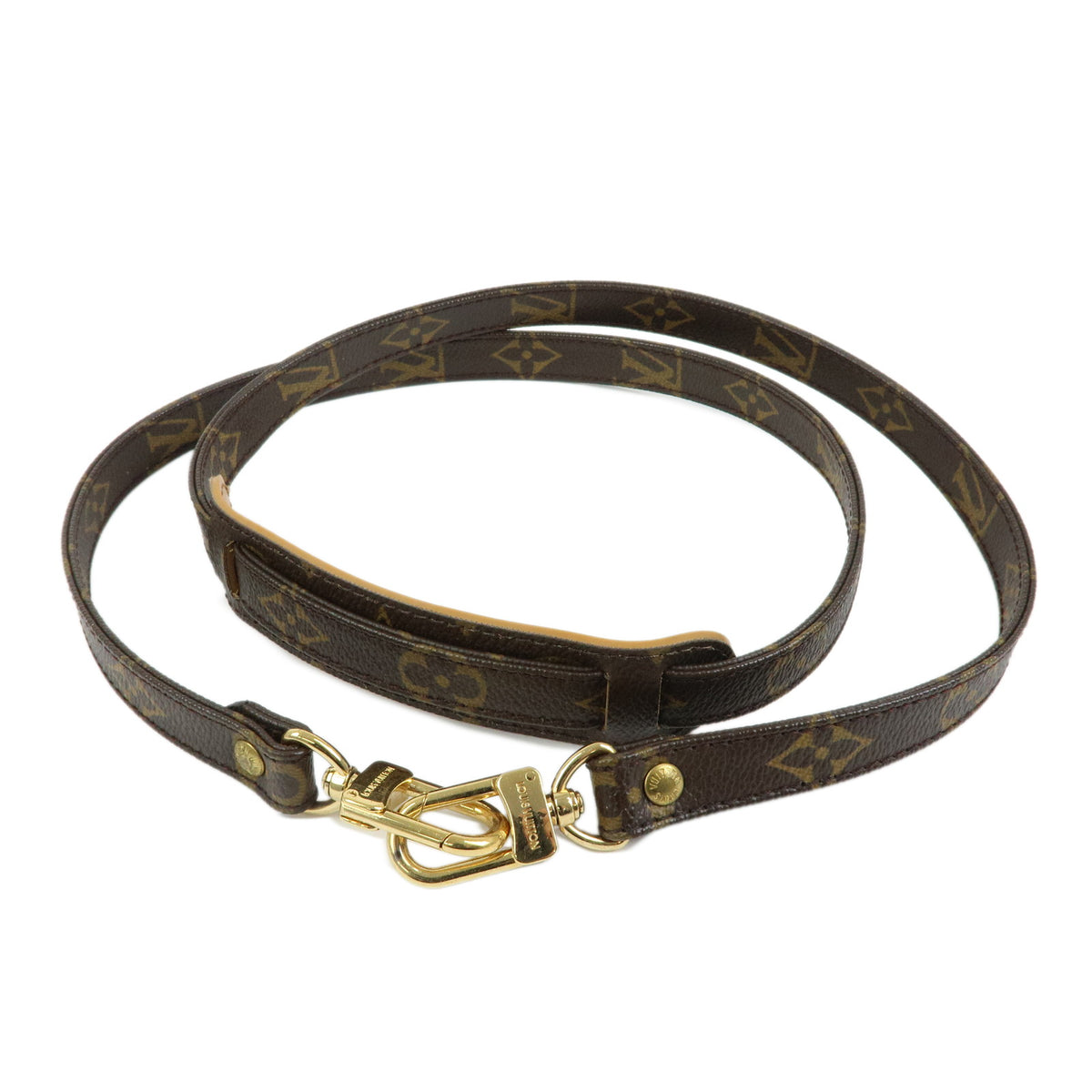 Louis Vuitton Monogram Canvas Shoulder Strap 120cm 1.6cm Brown J75010